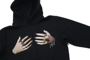 "Hands On" oversized hoodie.